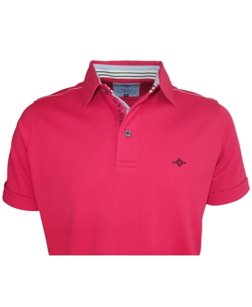 Baileys Polo Shirt Portland in rot mit Sticklabel