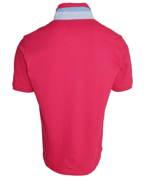 Baileys Polo Shirt in rot Piqué mit Sticklabel