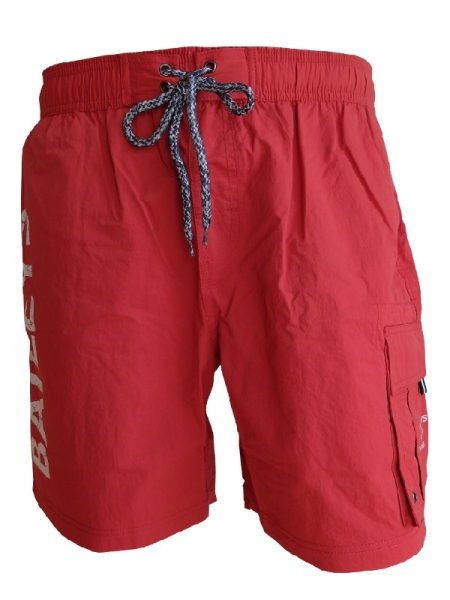 Baileys Swim Short Beach modischer Freizeitstil in rot