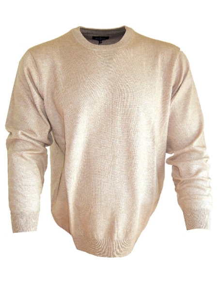 Ben Green Rundhals Pullover Classic in camel