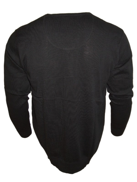 Ben Green V-Neck Pullover Classic in schwarz