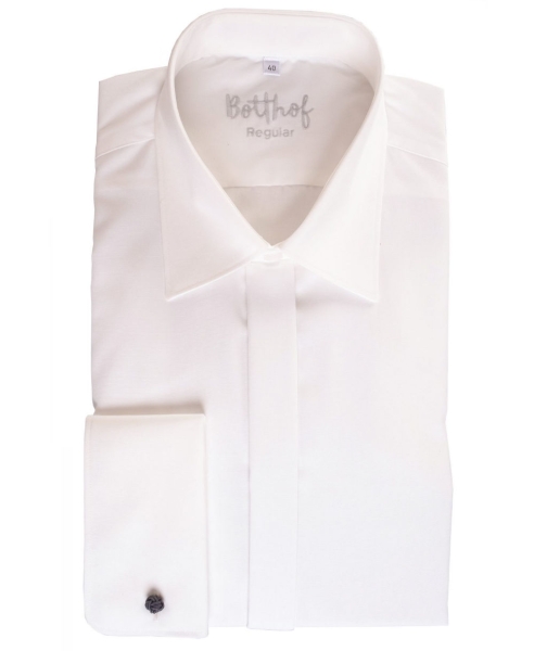 Botthof Galahemd Regular Fit 55 Kentkragen in weiss und ivory