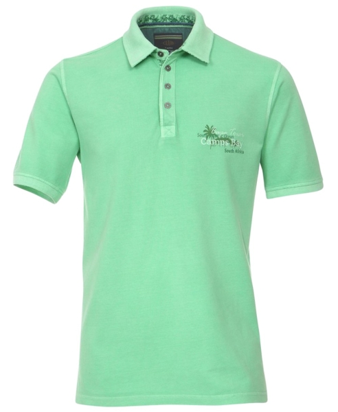 Casa Moda Polo Shirt mit Print und Stickmotiv Camps Bay