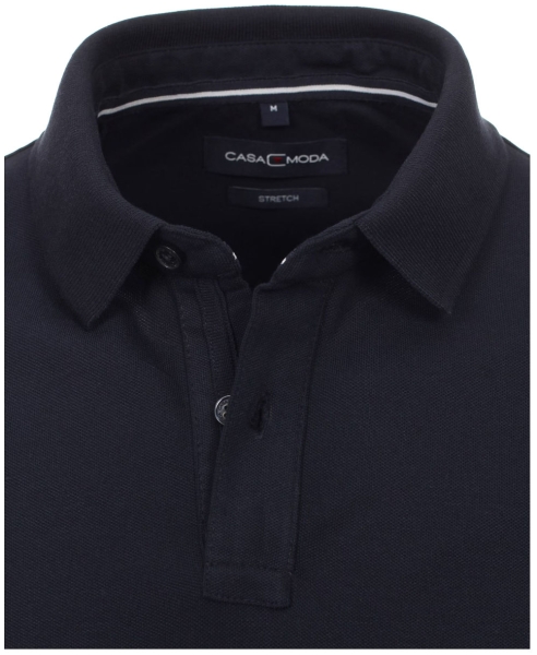 Casamoda Sport Polo Shirt Stretch in dunkelblau