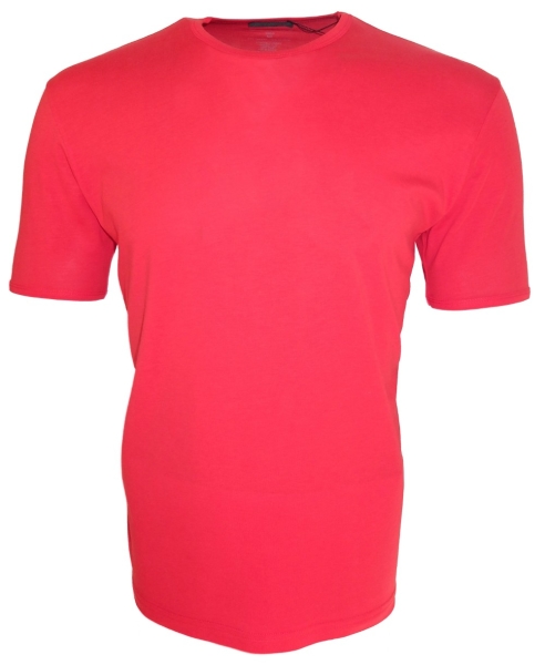 Codice Rundhals T-Shirt Tencel in rot