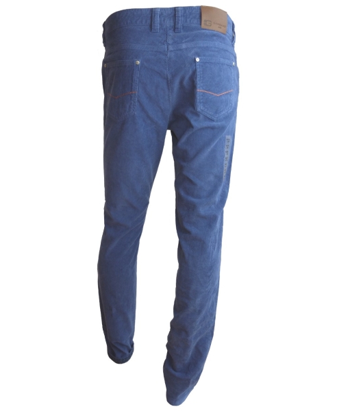 Giordano Jeans Five Pocket Feincord blau