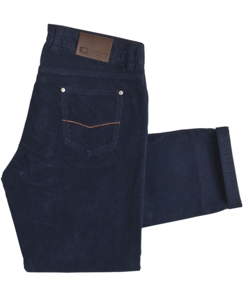 Giordano Jeans Five Pocket Feincord dunkelblau