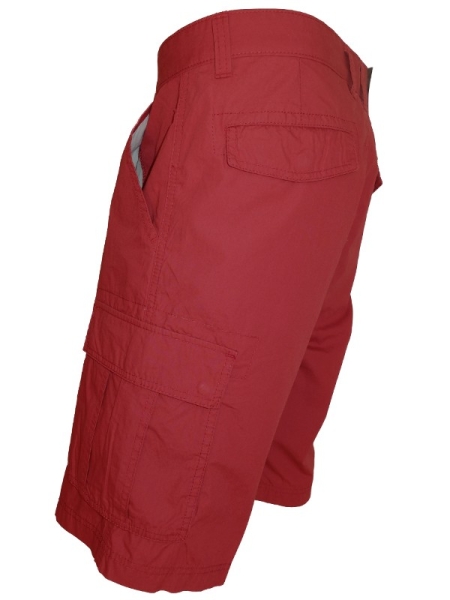 Hattric Freizeit Short in rot mit 6 Taschen