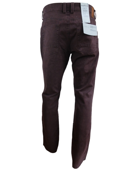 Hattric Jeans Hunter 5 Pocket Stil in burgunder Stretch