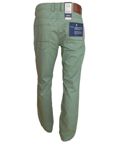 Hattric Jeans Hunter Pima Cotton in grün 5 Pocket Style