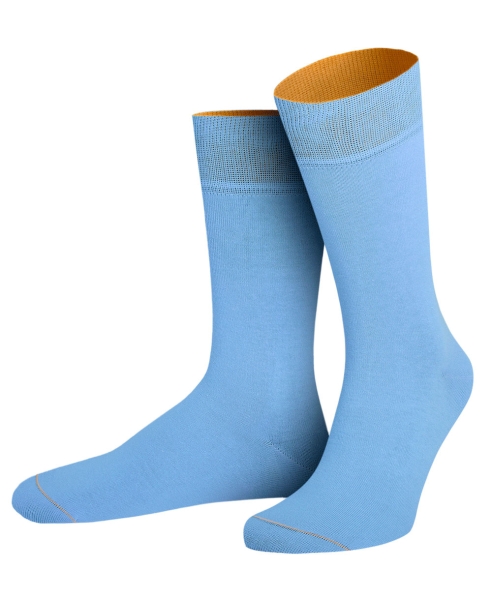 von Jungfeld 1 Paar Herrensocken in hellblau Ellesmere