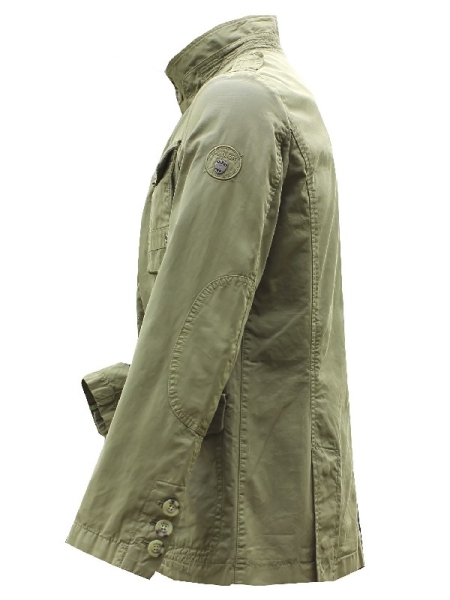 Radloff Fieldjacket Henley Übergangsjacke in olivgrün