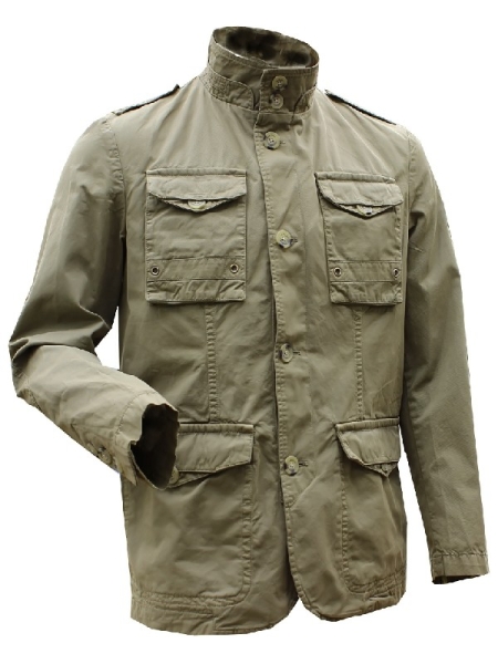 Radloff Fieldjacket Henley Übergangsjacke in olivgrün