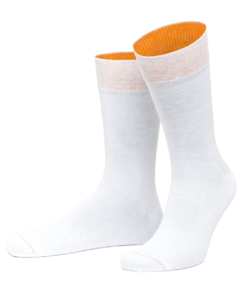 von Jungfeld 1 Paar Herrensocken in weiss Arktis