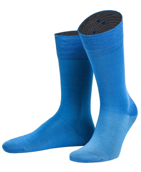 von Jungfeld 3er Box Business Socken in schwarz mittelblau dunkelblau